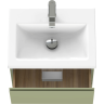 Тумба под раковину подвесная CERSANIT MODUO 60 для COMO 60 шалфей 69344